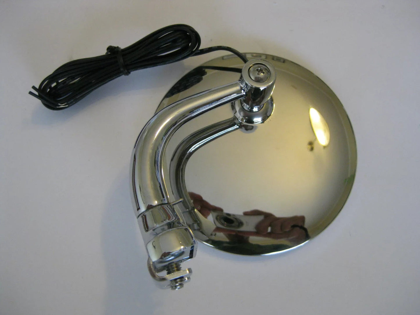 4" Convex Peep Mirror with LED Turn Signal Arrow
