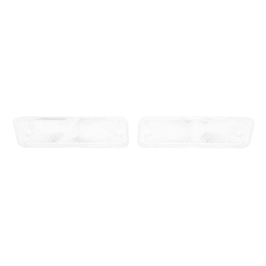 66-67 CHEV NOVA CLEAR FRONT PARK LIGHT LENSES NEW 1966 1967 CHEVY II INDICATOR0