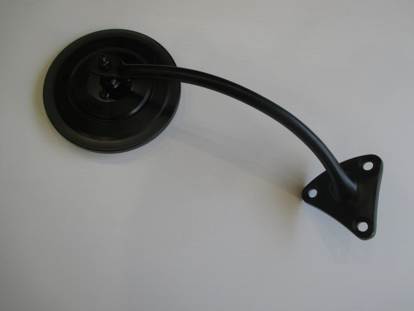 5" Black Guard or Door Mount Mirror Right Side