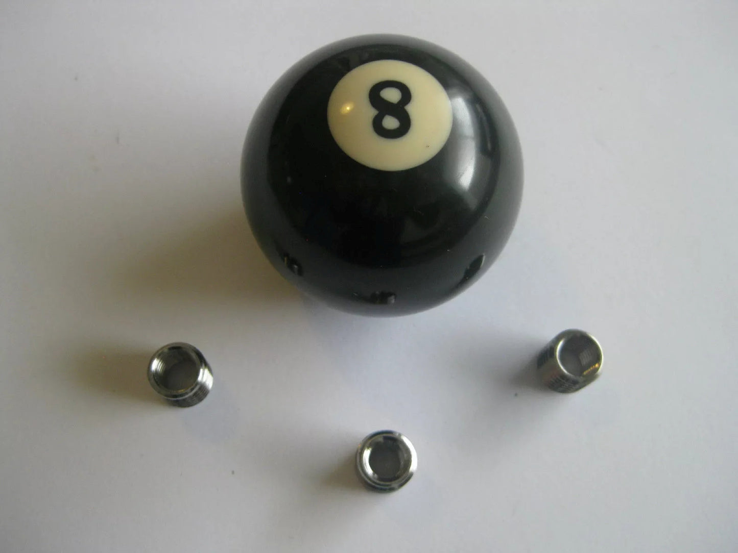 Genuine Black 8 Ball Gear Shift Knob Regulation 2 1/4"