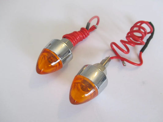Amber LED Lighted Bullet Number Plate Bolts