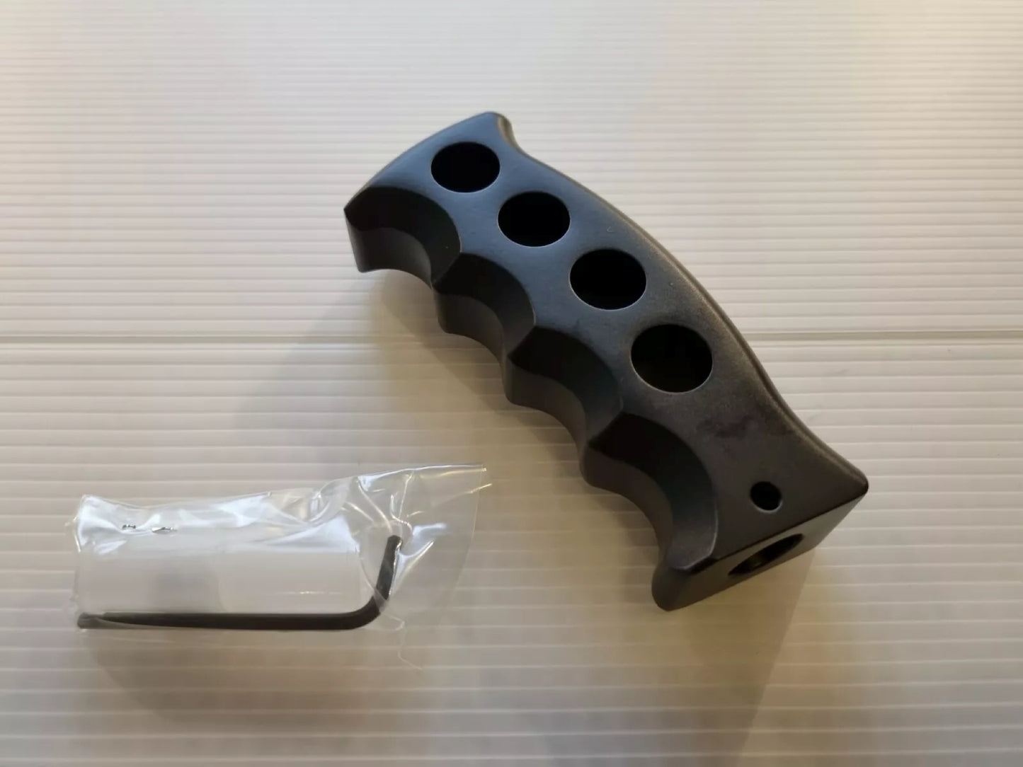 Black Gatling Pistol Grip Gear Shift Knob