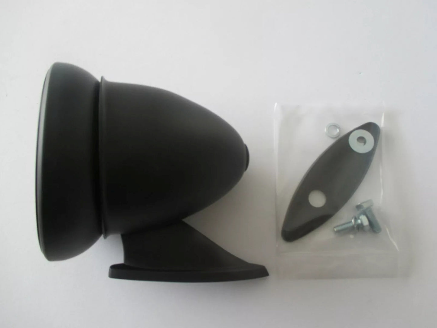 4" Universal Black Guard or Door GT Sports Racing Mirror