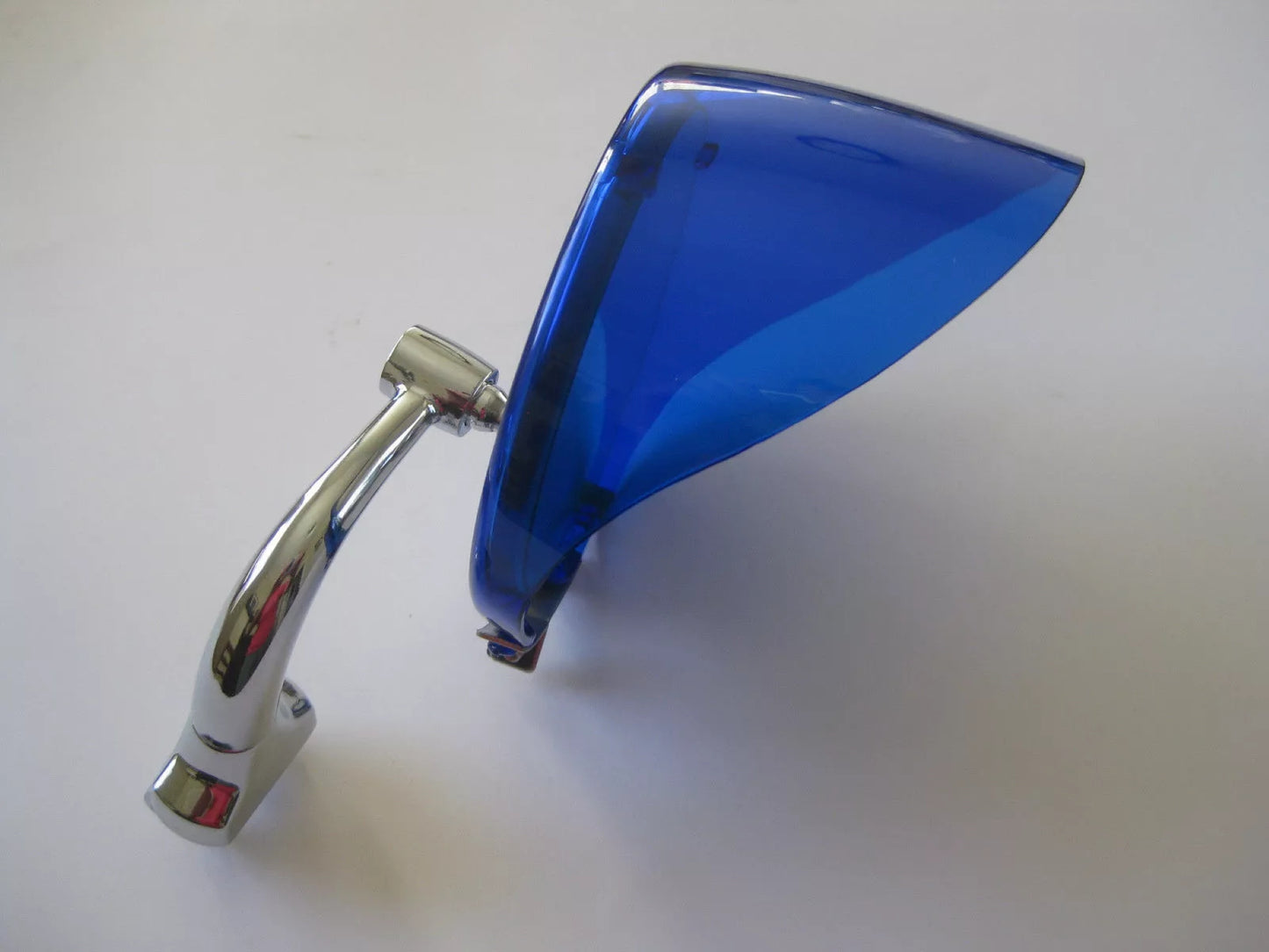 4" BLUE MIRROR VISOR