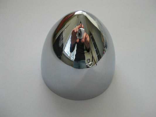 Bolt On Chrome Bullet 3" X 2 3/4"