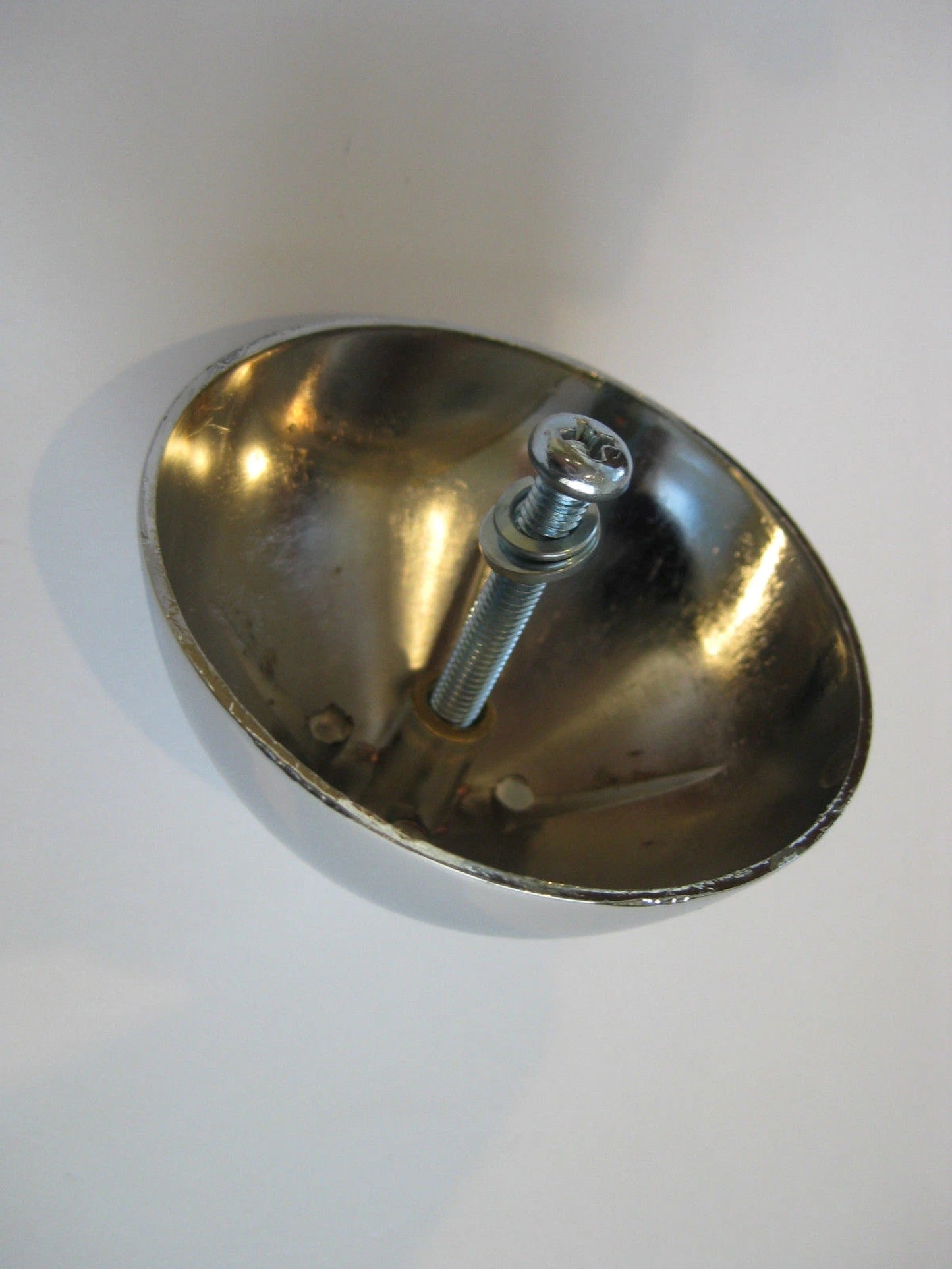 Bolt On Chrome Bullet 2 1/2" X 1 3/4"