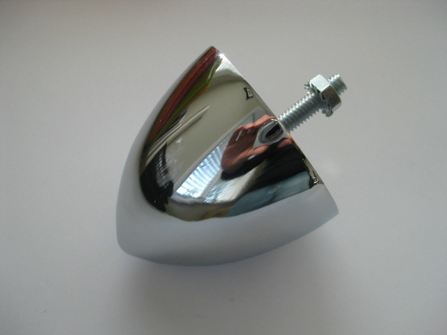 Bolt On Chrome Bullet 3" X 2 3/4"