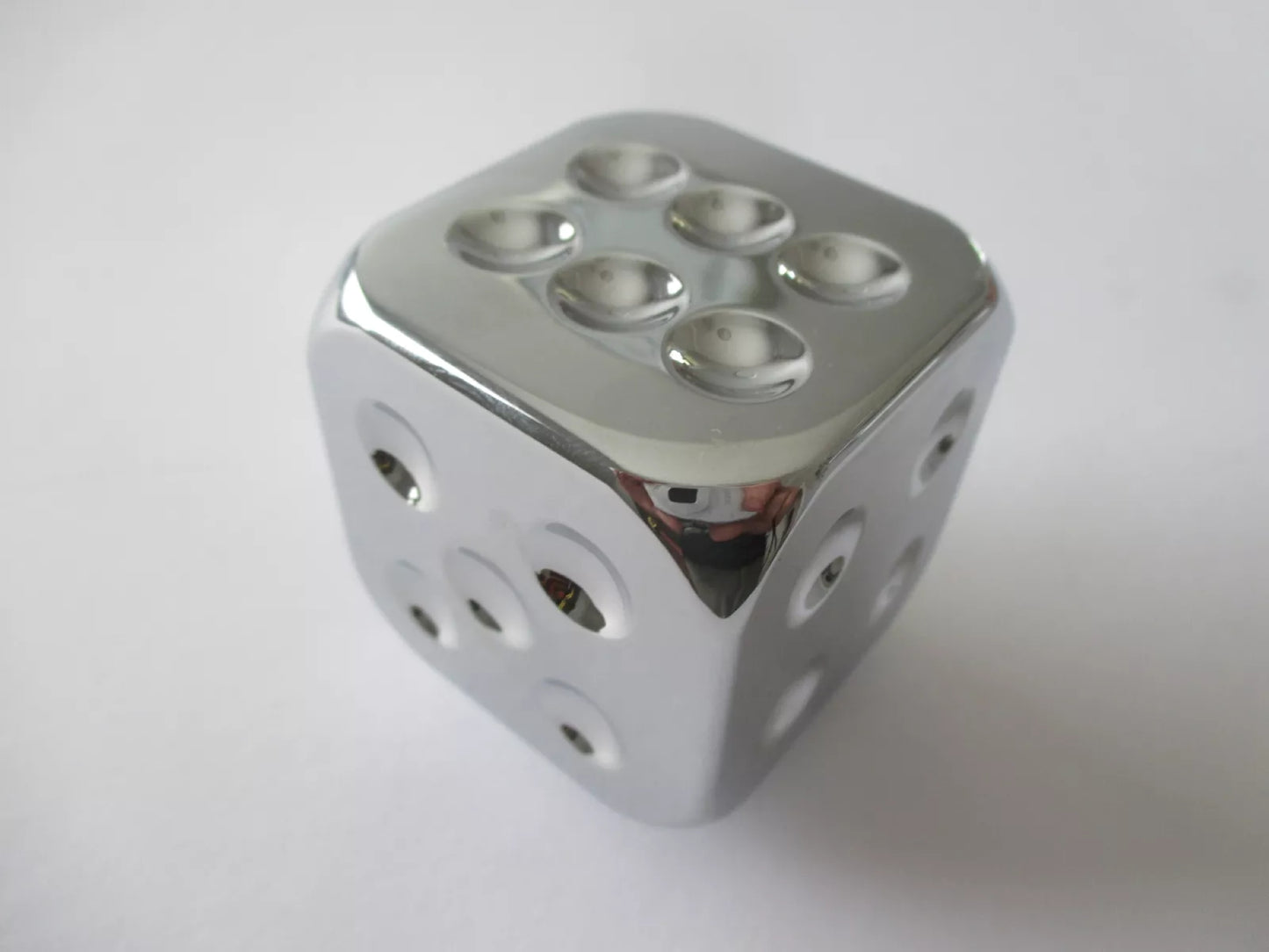 Chrome Dice Gear Shifter Knob 50 mm
