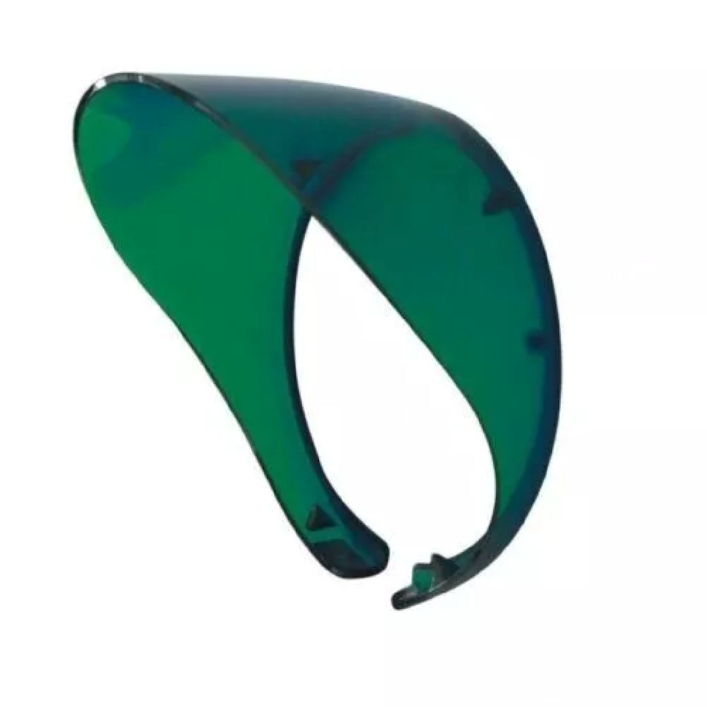 4" Green Peep Mirror Visor