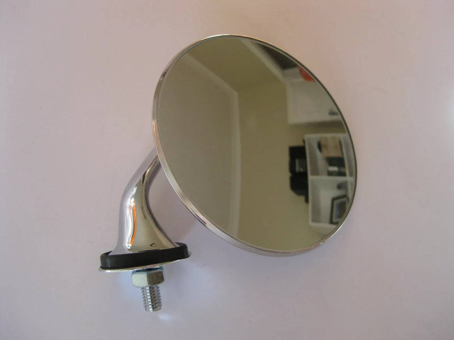 Pair of 4" Chrome Guard or Door Mount Mirrors