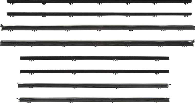 62-65 Chev Nova Window Felt Weatherstrips