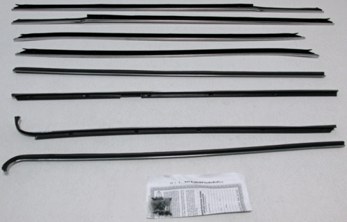 67-68 Chev Window Felt Weatherstrips