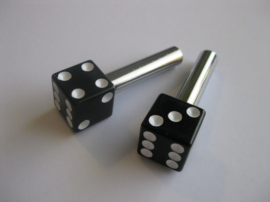 Black Dice Door Knobs