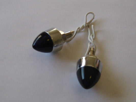 Blue Lighted LED Bullet Number Plate Bolts