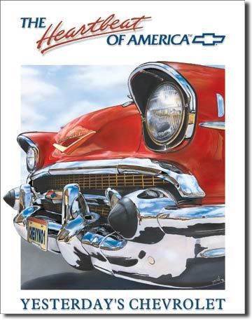 Heartbeat of America Tin Sign