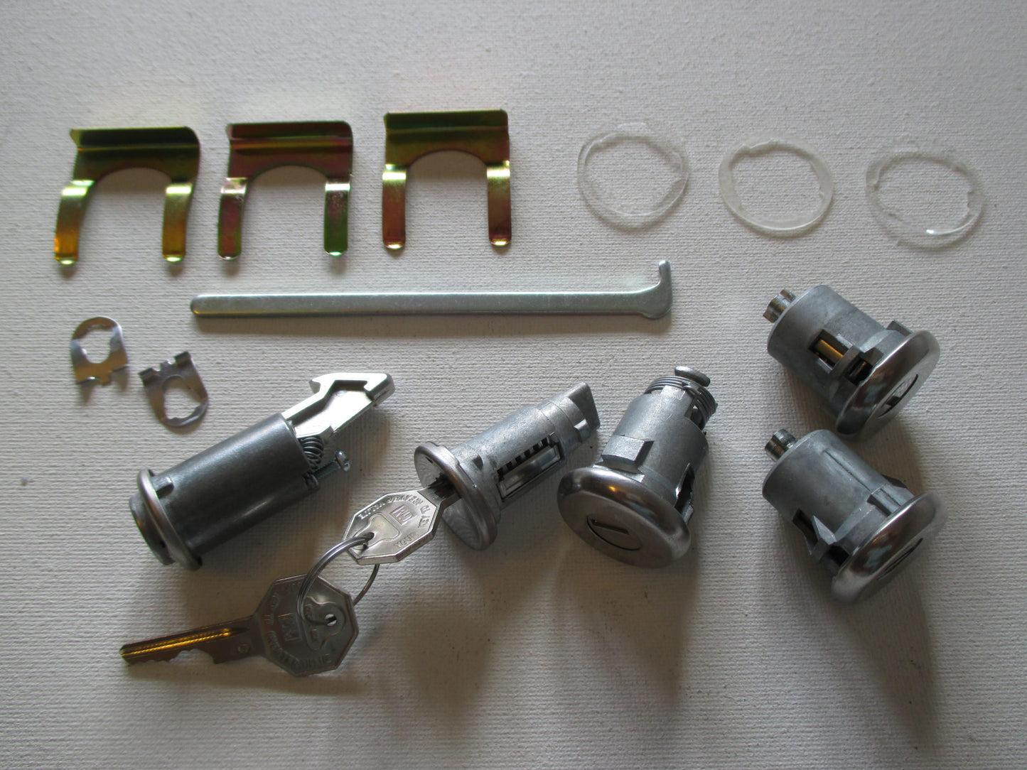 66 Chev Ignition, door, glove box and boot locks