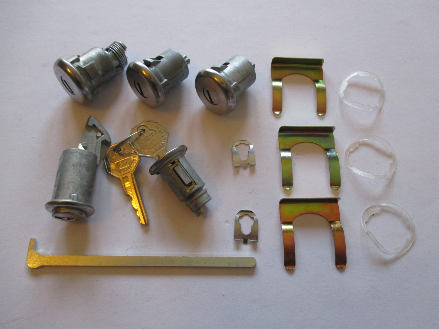 65 Chev Ignition, door, glove box and boot locks