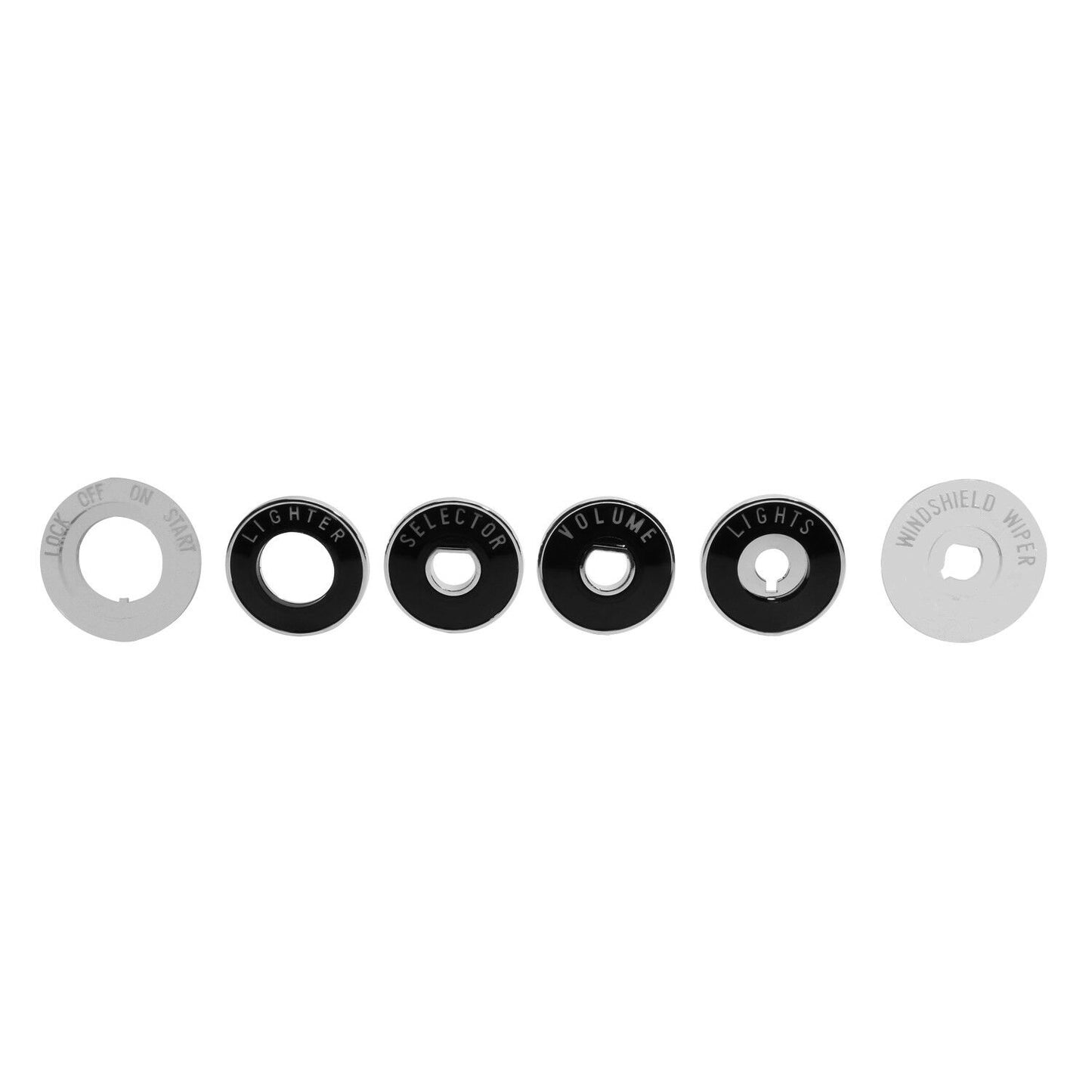 55-56 Chev Dash Bezel Set