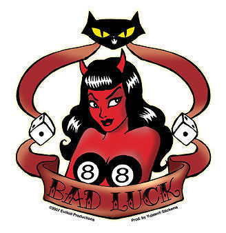 Bad Luck Sticker