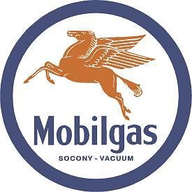 Mobil Gas Tin Sign