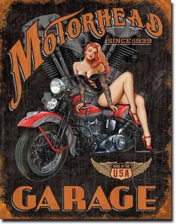 Motorhead Garage Tin Sign