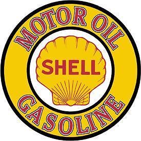Shell Oil and Gasoline Tin Sign