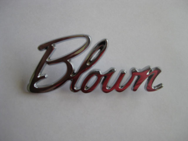 Chrome Blown Badge