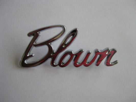 Chrome Blown Badge