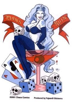 Man's Ruin Sticker