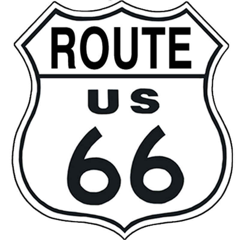 Route 66 Shield Tin Sign