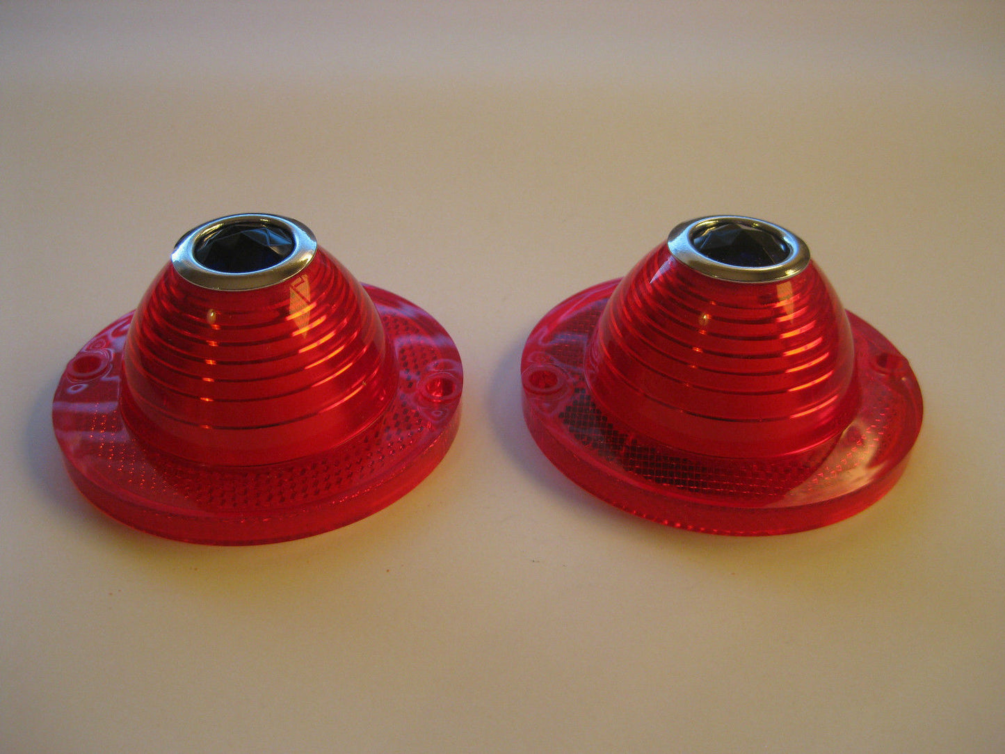 1958 58 CHEV TAIL LIGHT LENSES WITH BLUE DOTS NEW CHEVY CHEVROLET IMPALA1
