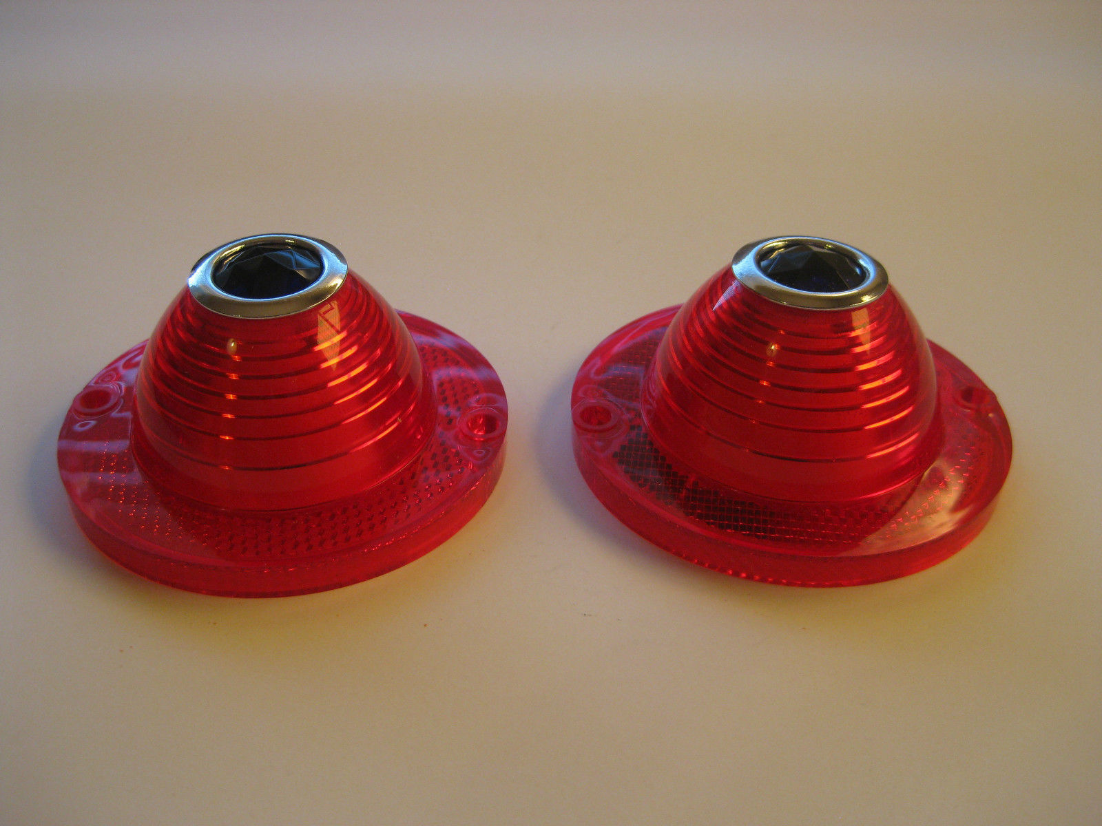 1958 58 CHEV TAIL LIGHT LENSES WITH BLUE DOTS NEW CHEVY CHEVROLET IMPALA1
