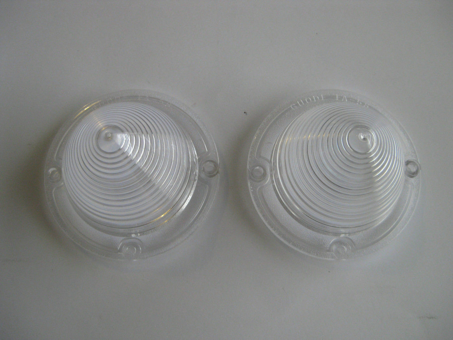 1958 58 CHEV CLEAR PARK LIGHT LENSES NEW CHEVY CHEVROLET IMPALA BELAIR0