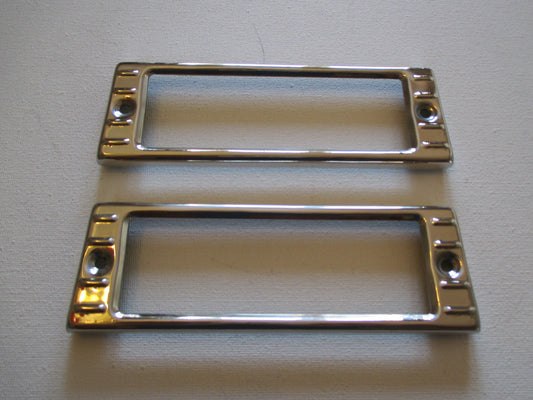 47-53 CHEV TRUCK STAINLESS PARK LIGHT BEZELS NEW PICK UP GMC 48 49 50 51 520