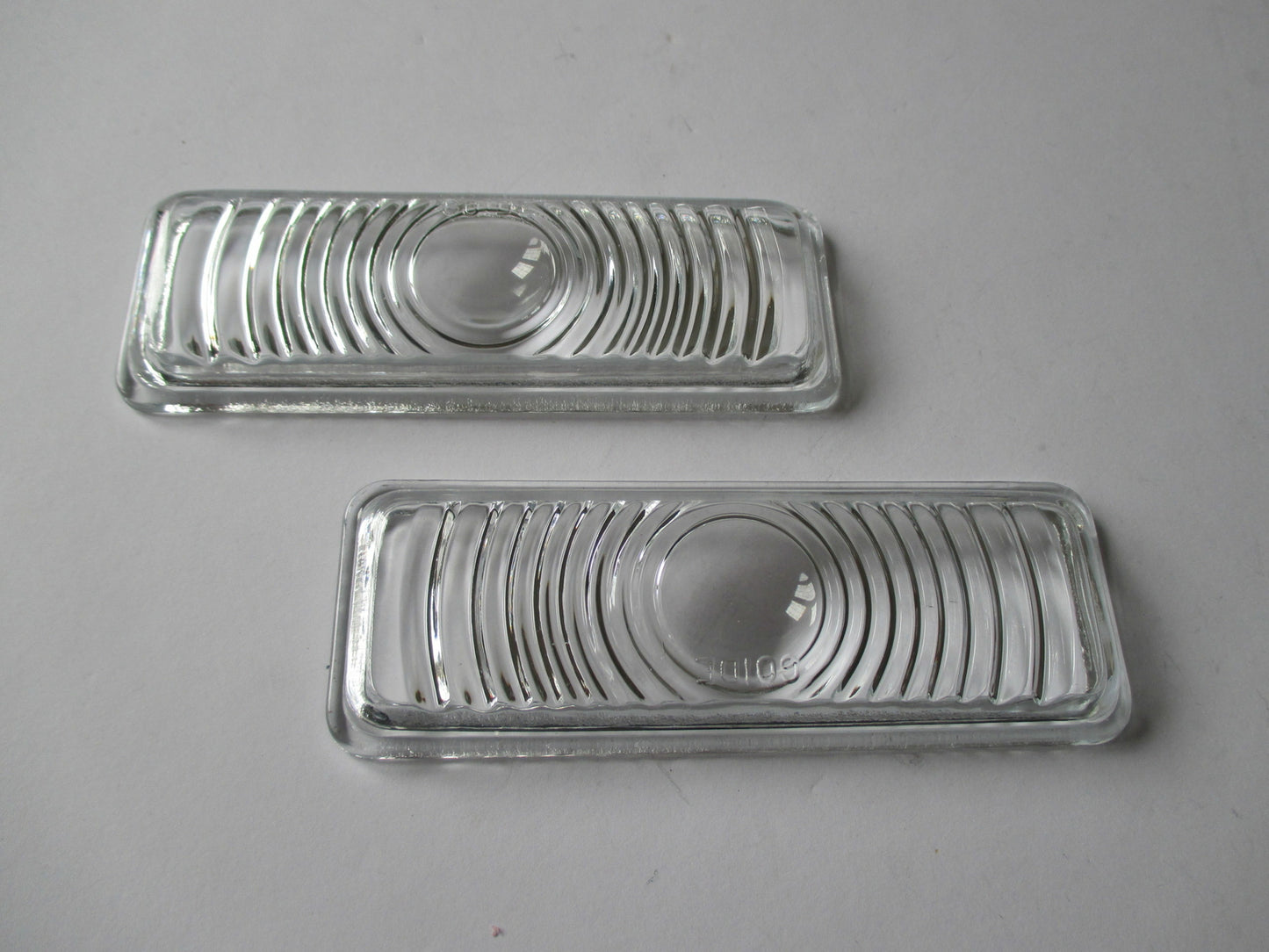 47-53 CHEV TRUCK GLASS PARK LIGHT LENSES CLEAR NEW PICK UP GMC 48 49 50 51 520