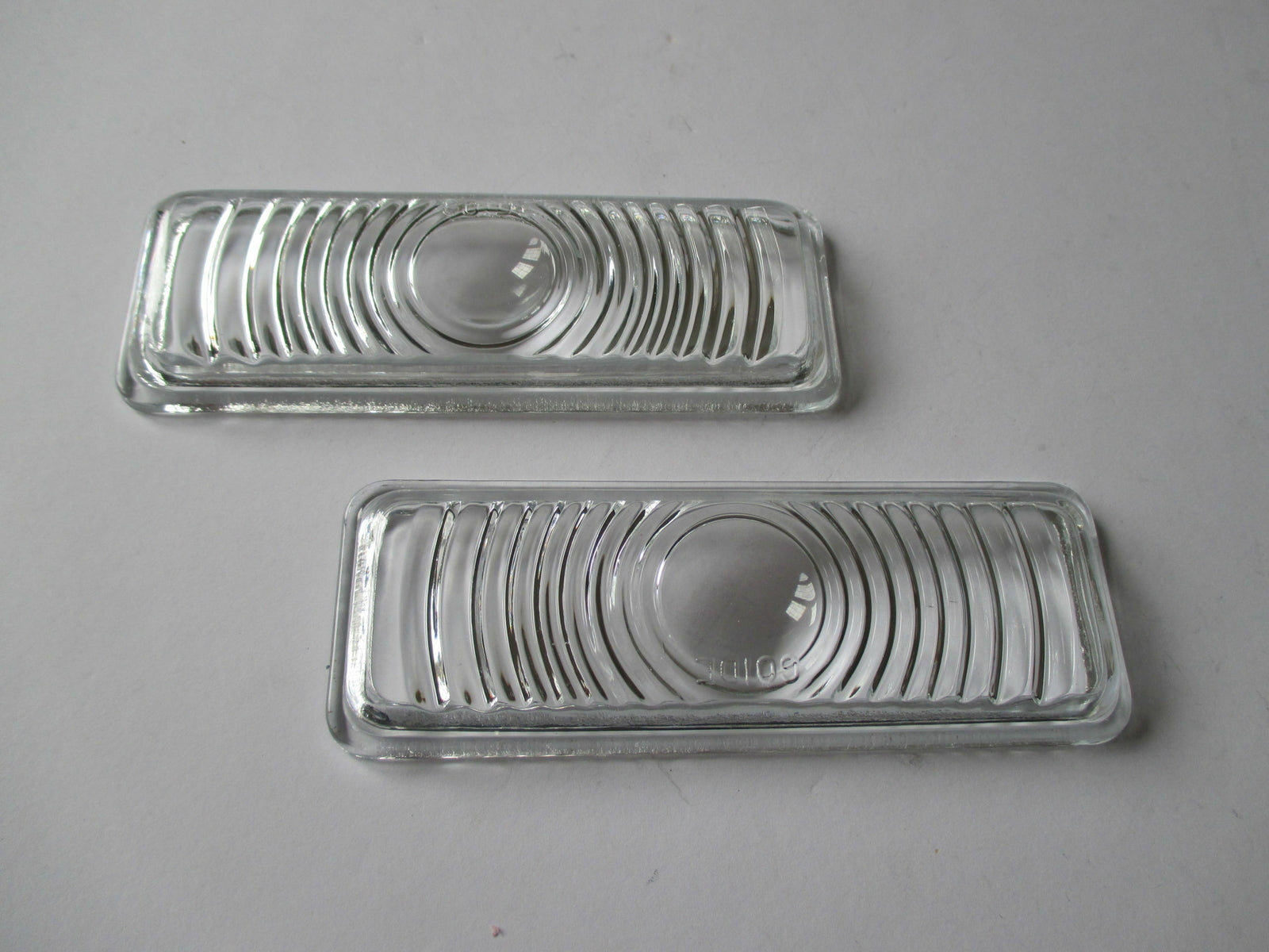 47-53 CHEV TRUCK GLASS PARK LIGHT LENSES CLEAR NEW PICK UP GMC 48 49 50 51 520