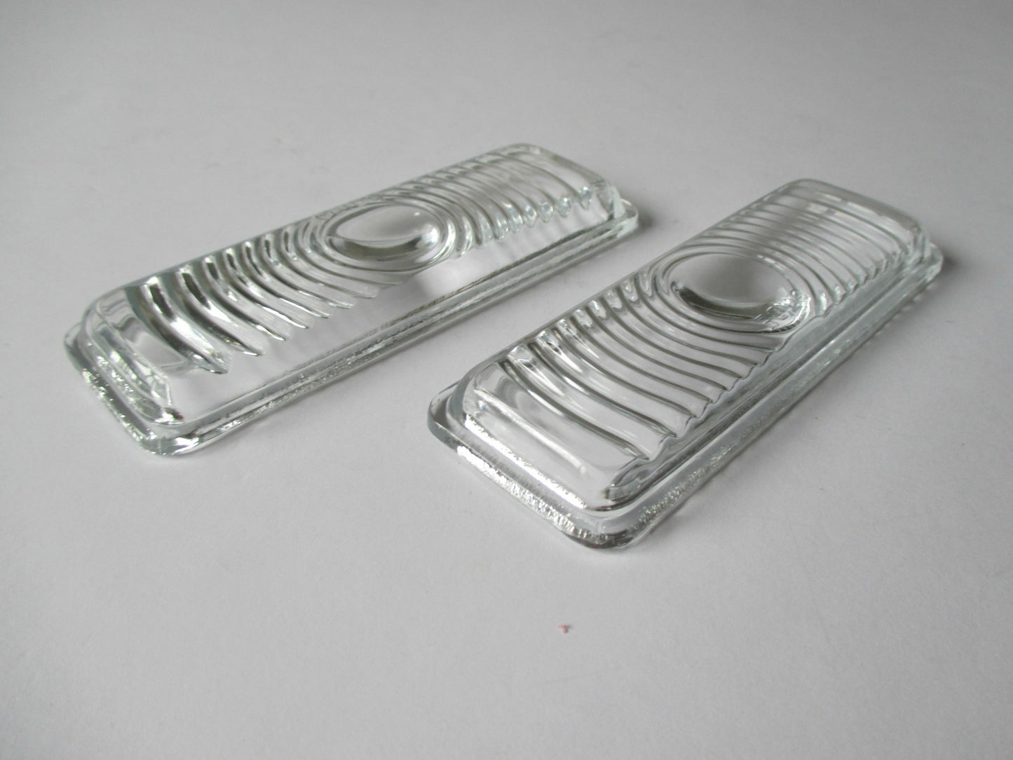 47-53 CHEV TRUCK GLASS PARK LIGHT LENSES CLEAR NEW PICK UP GMC 48 49 50 51 521