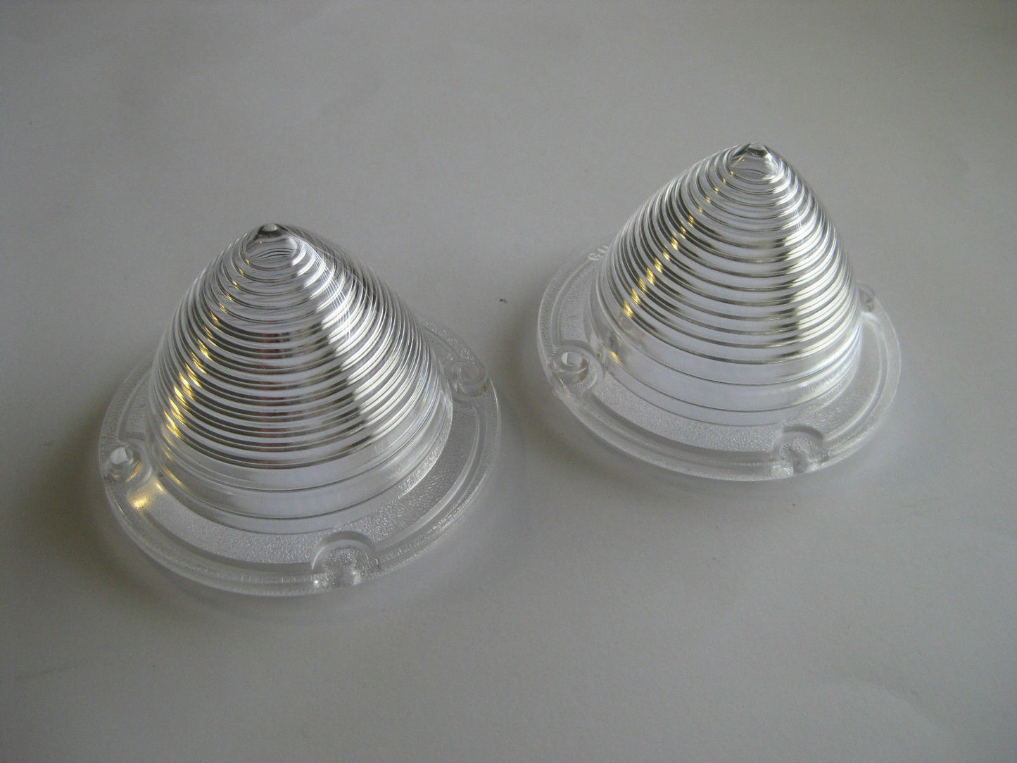 1958 58 CHEV CLEAR PARK LIGHT LENSES NEW CHEVY CHEVROLET IMPALA BELAIR1