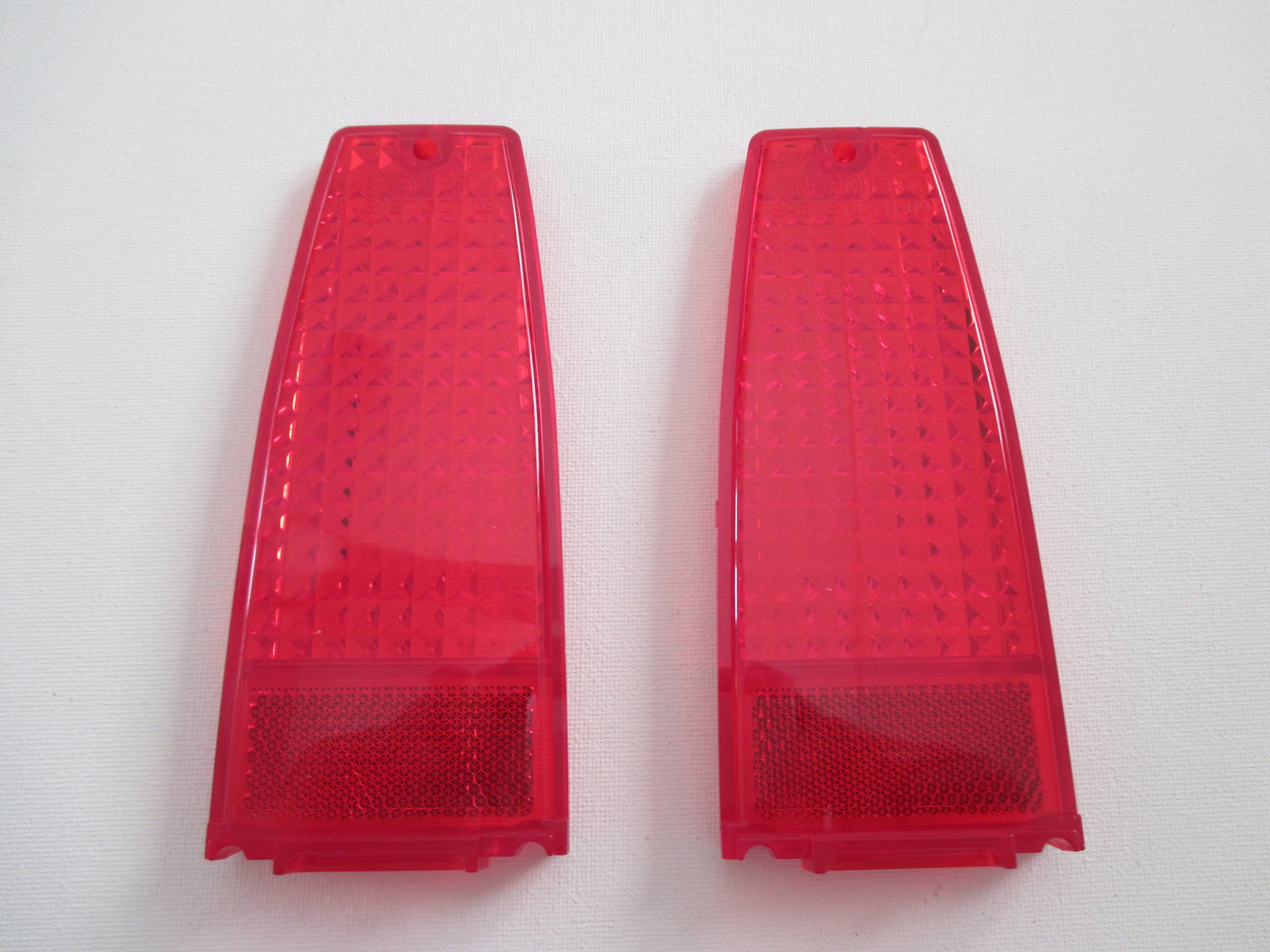 66 67 CHEV NOVA RED TAIL LIGHT LENSES NEW 1966 1967 CHEVY II LAMP0