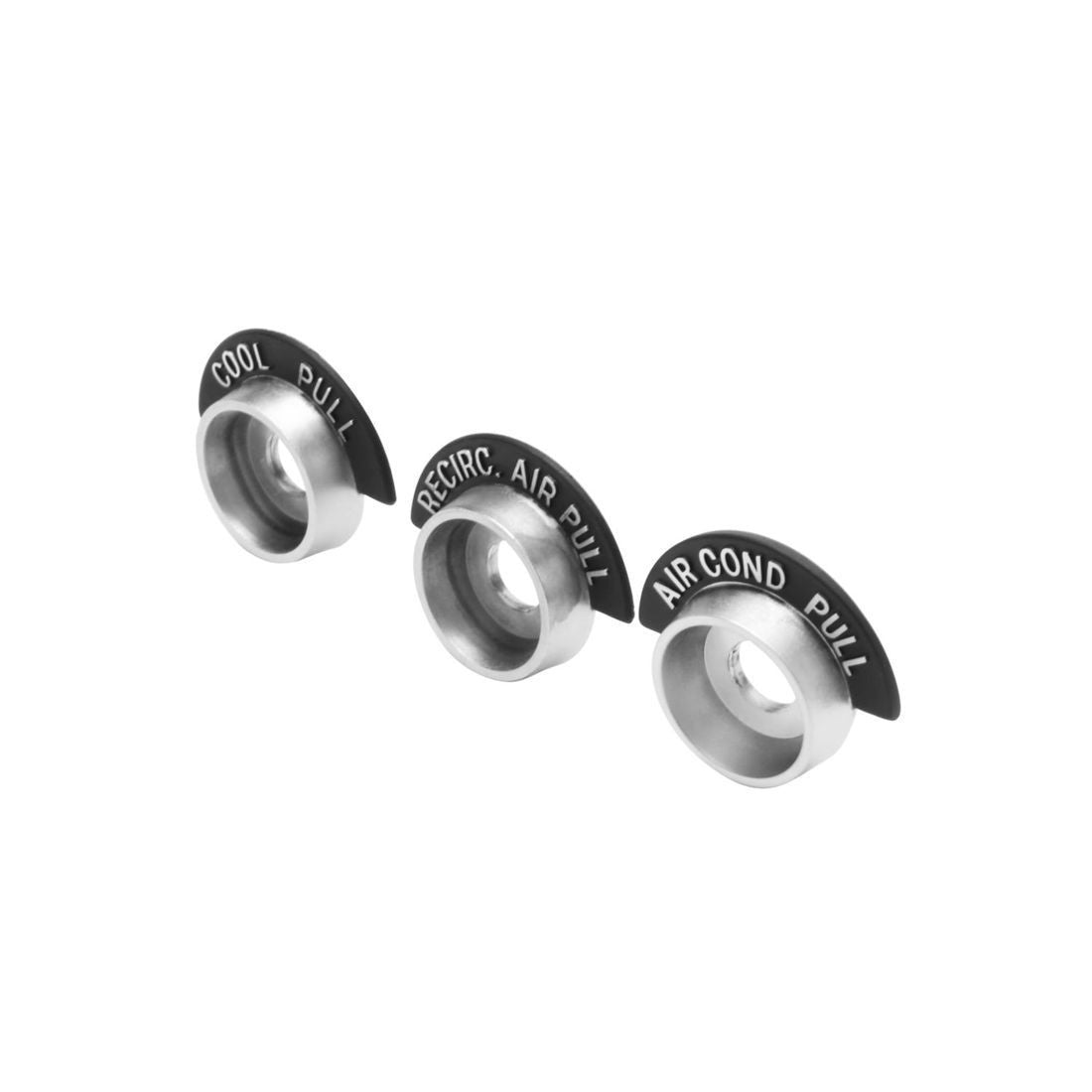 63 - 66 CHEV / GMC TRUCK AIR CONDITIONING CONTROL DASH BEZEL SET 64 65 PICK UP0