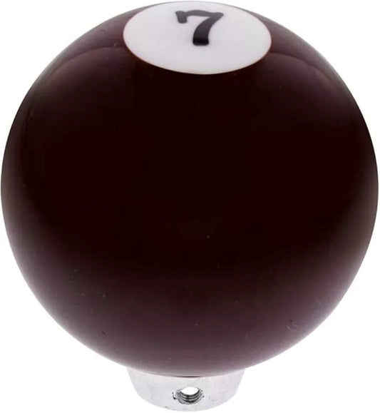 Maroon Number 7 Pool Ball Gear Shift Knob
