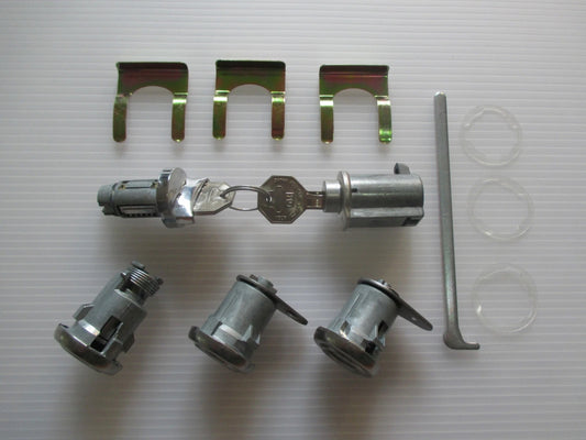 55-57 Chevrolet Ignition Door Boot Glove Box Lock Set