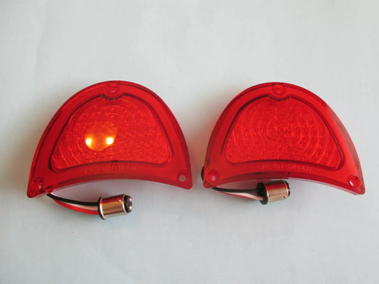 1957 Chevrolet LED Red Tail Light Lenses