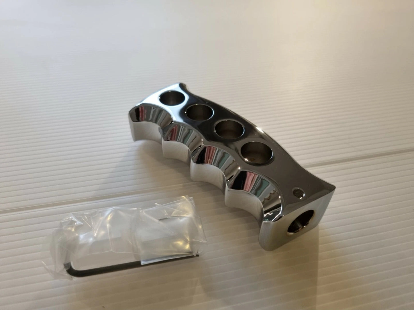Chrome Gatling Pistol Grip Gear Shift Knob