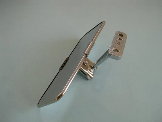 Interior Chrome Rearview Mirror 2.5" X 6" Hotrod Ratrod Chev Holden Ford