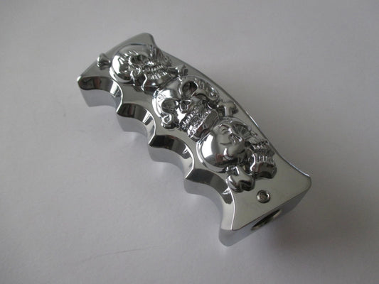 Chrome Skull Pistol Grip Gear Shift Knob