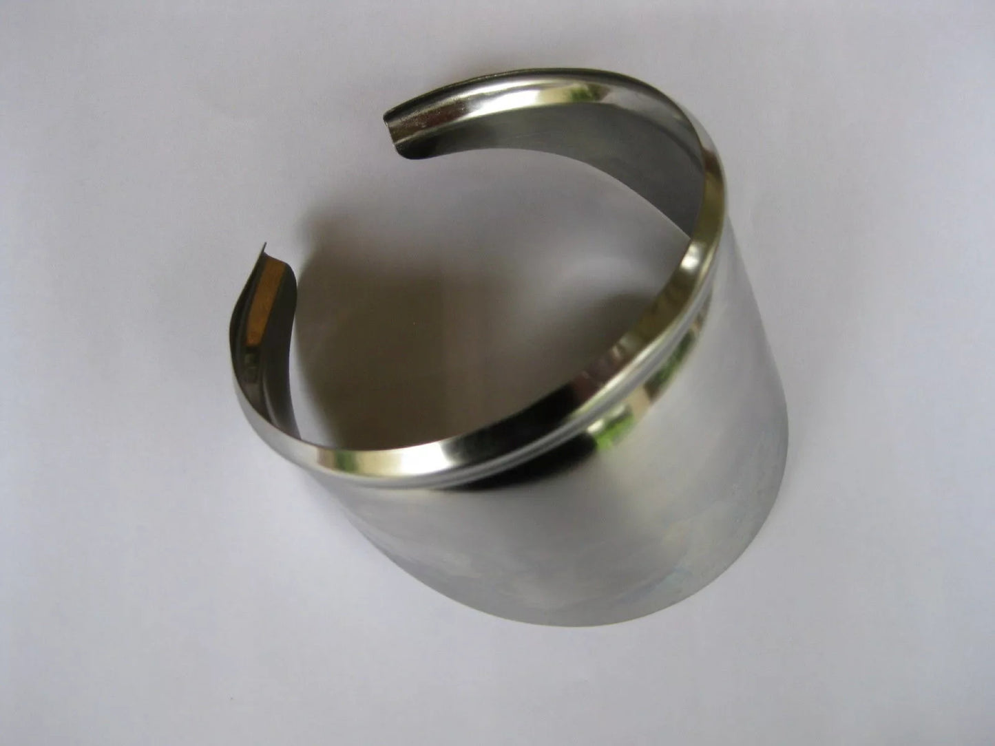 4" Stainless Mirror Visor