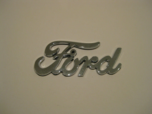 Chrome Ford Script Badge