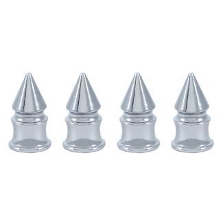 Chrome Spike Valve Caps