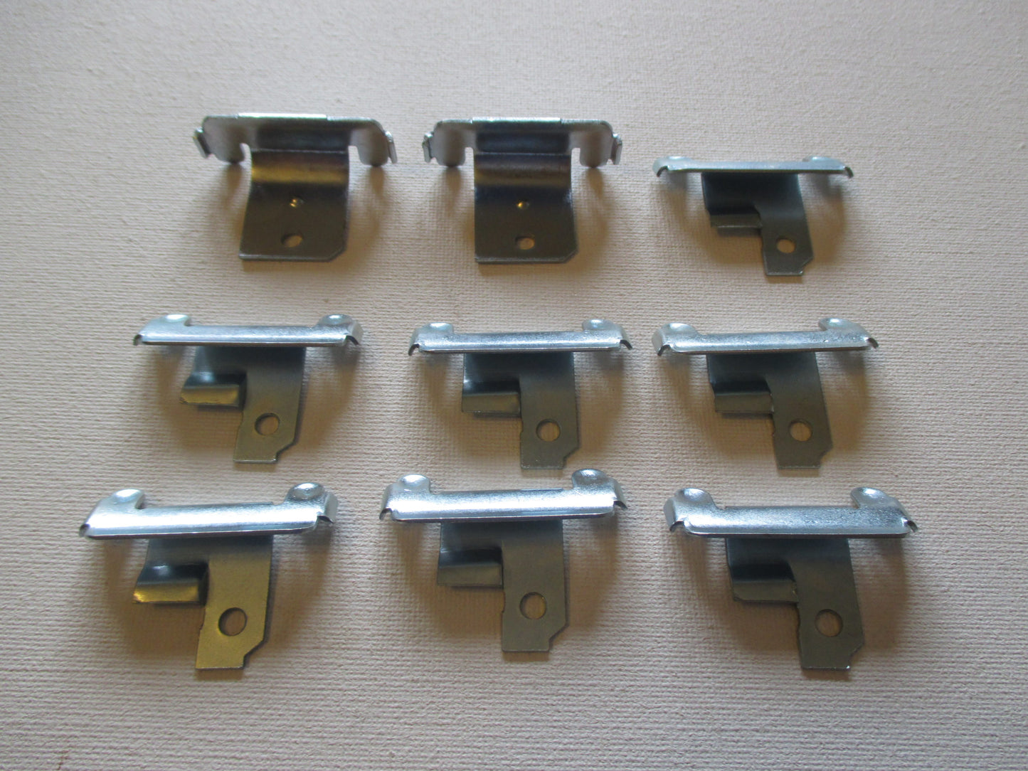 61-62 Chev Front Window Clips